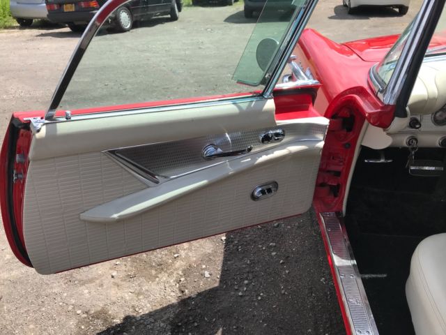 1957 Red Ford Thunderbird Convertible