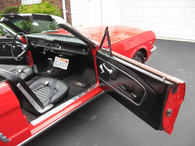 1964 POPPY RED Ford Mustang Convertible