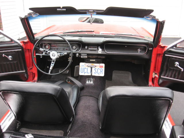 1964 POPPY RED Ford Mustang Convertible
