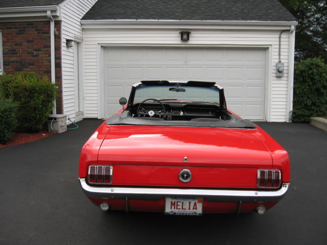 1964 POPPY RED Ford Mustang Convertible