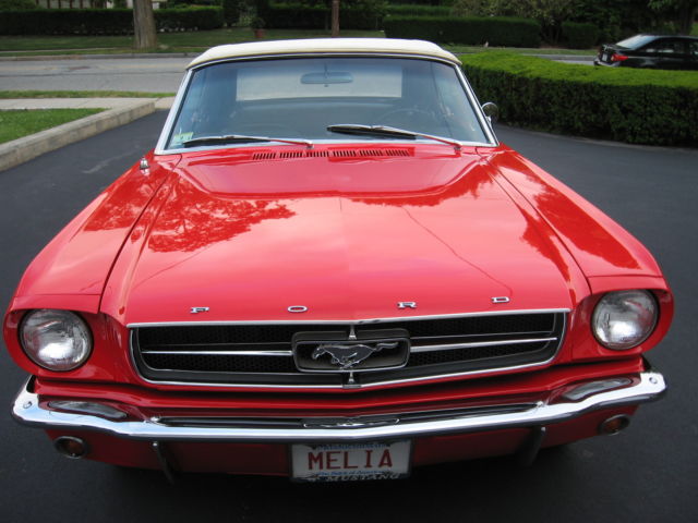 1964 POPPY RED Ford Mustang Convertible