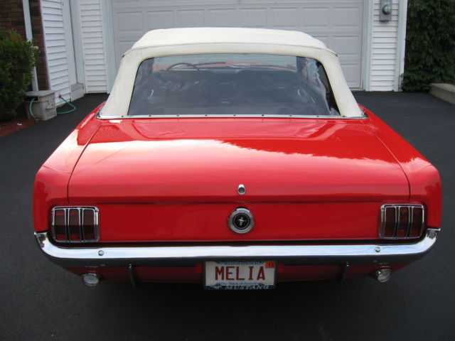 1964 POPPY RED Ford Mustang Convertible