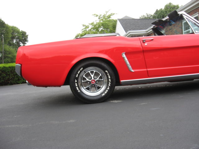 1964 POPPY RED Ford Mustang Convertible
