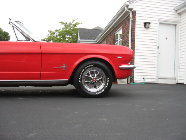 1964 POPPY RED Ford Mustang Convertible