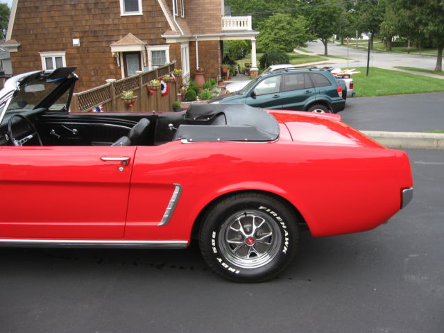 1964 POPPY RED Ford Mustang Convertible