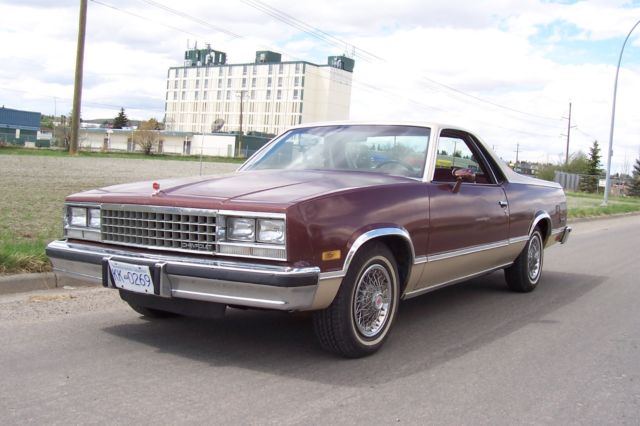 1982 Redwood/Beige Chevrolet El Camino Standard Cab Pickup