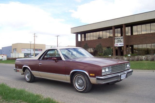 1982 Redwood/Beige Chevrolet El Camino Standard Cab Pickup