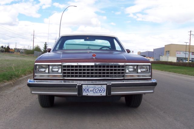 1982 Redwood/Beige Chevrolet El Camino Standard Cab Pickup