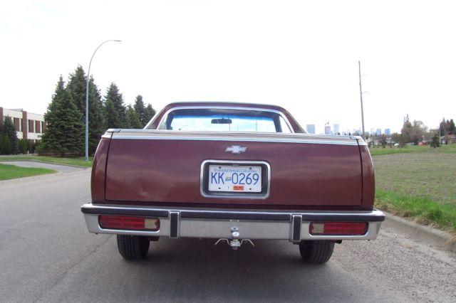 1982 Redwood/Beige Chevrolet El Camino Standard Cab Pickup