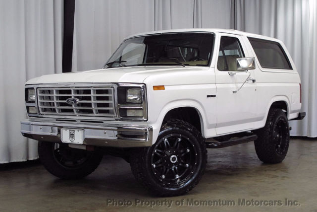 1983 White Ford Bronco SUV