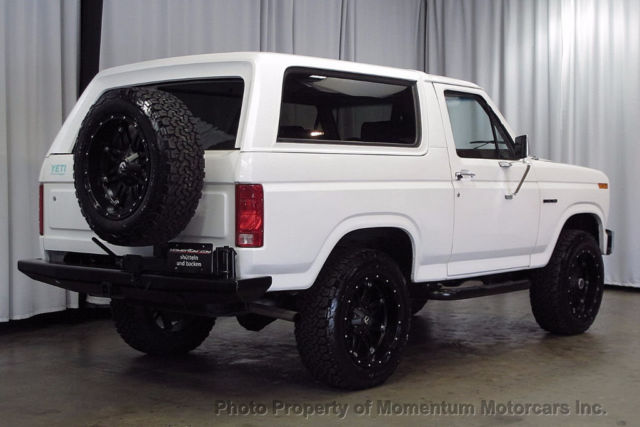 1983 White Ford Bronco SUV