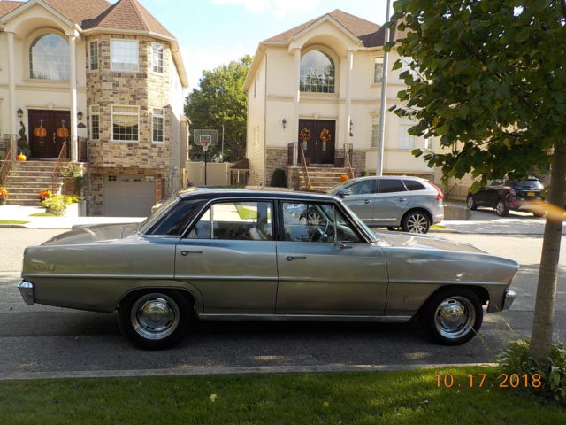 1966 Gray Chevrolet Nova Sedan