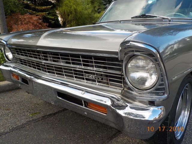 1966 Gray Chevrolet Nova Sedan