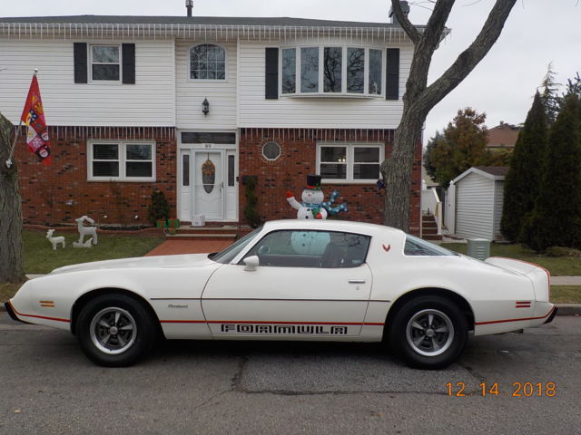 1979 White Pontiac Firebird Coupe
