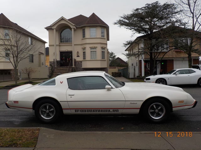 1979 White Pontiac Firebird Coupe