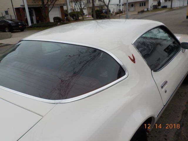 1979 White Pontiac Firebird Coupe