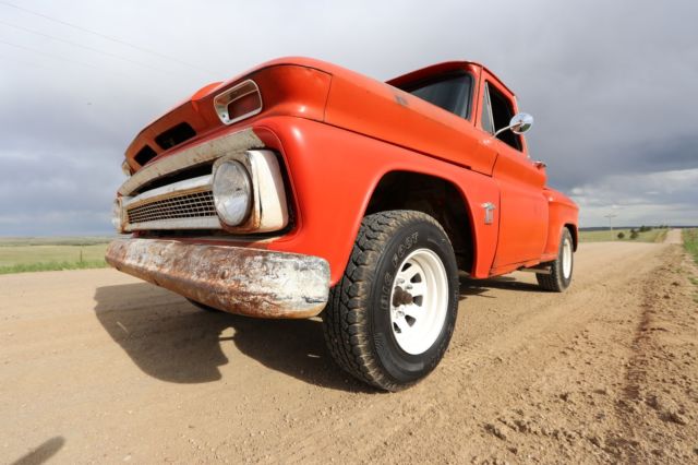1964 Orange Chevrolet C-10 Standard Cab Pickup