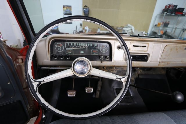 1964 Orange Chevrolet C-10 Standard Cab Pickup