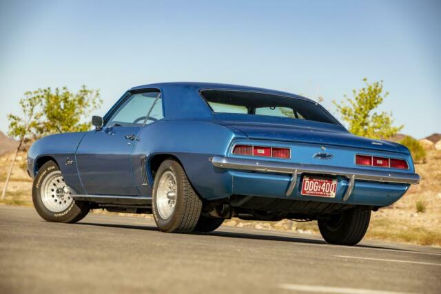 1969 Blue Chevrolet Camaro --