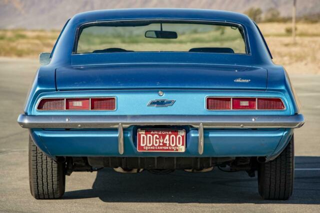 1969 Blue Chevrolet Camaro --