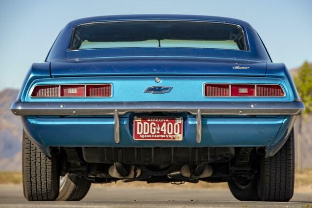 1969 Blue Chevrolet Camaro --