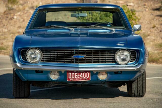 1969 Blue Chevrolet Camaro --