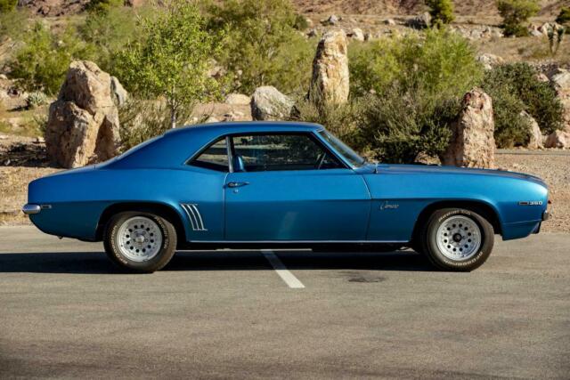 1969 Blue Chevrolet Camaro --