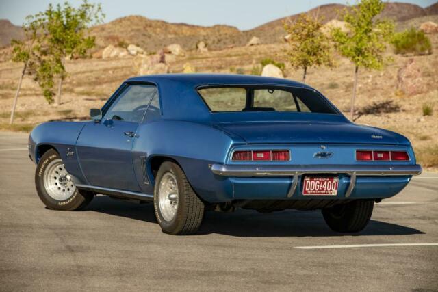 1969 Blue Chevrolet Camaro --