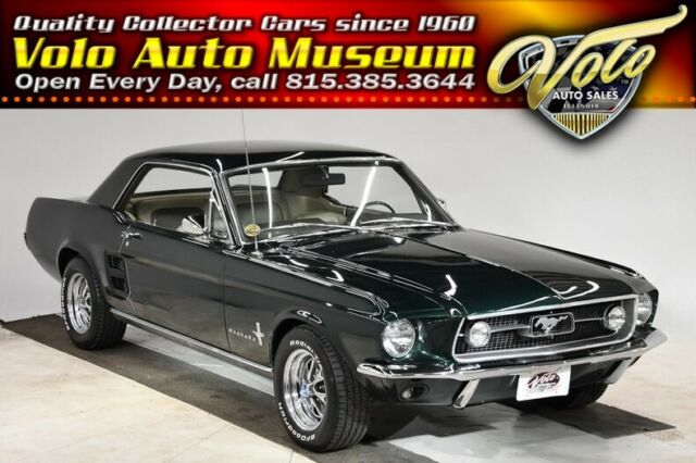 1967 Green Ford Mustang Coupe