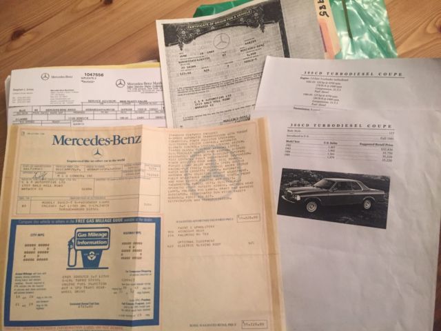 1985 904 Midnight Blue Mercedes-Benz 300-Series Coupe