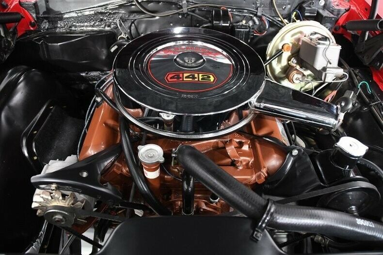 1967 Red Oldsmobile 442 Hardtop