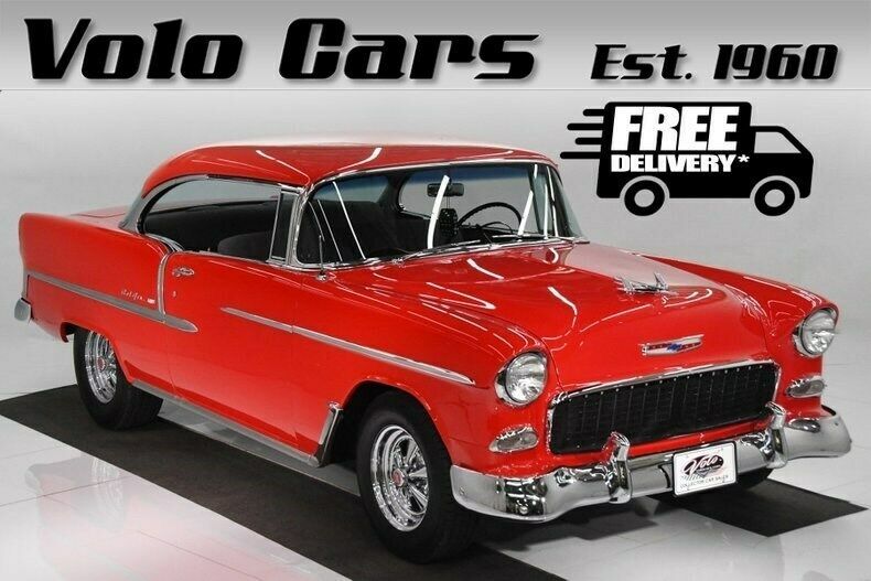 1955 Red Chevrolet Bel Air/150/210 Hardtop