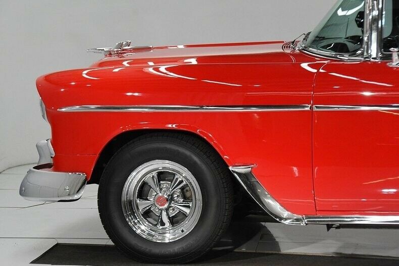 1955 Red Chevrolet Bel Air/150/210 Hardtop