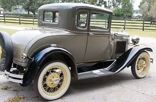 1930 Green Ford Model A Coupe