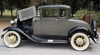 1930 Green Ford Model A Coupe