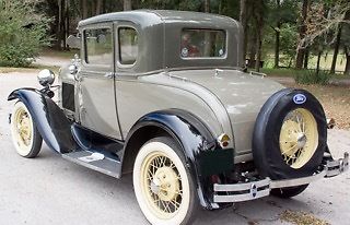 1930 Green Ford Model A Coupe