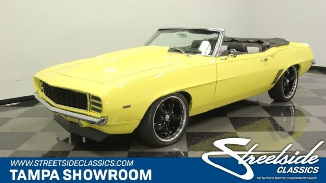 1969 Yellow Chevrolet Camaro Convertible