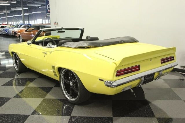 1969 Yellow Chevrolet Camaro Convertible