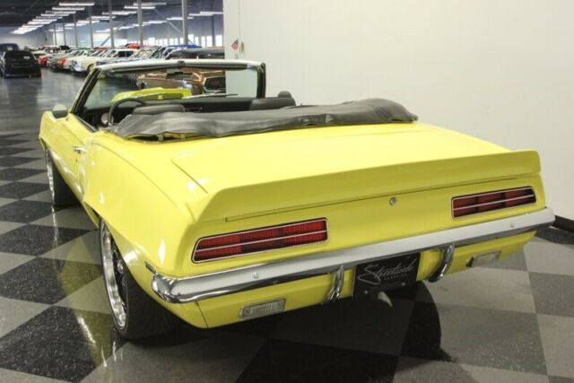 1969 Yellow Chevrolet Camaro Convertible