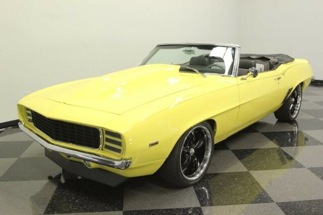 1969 Yellow Chevrolet Camaro Convertible