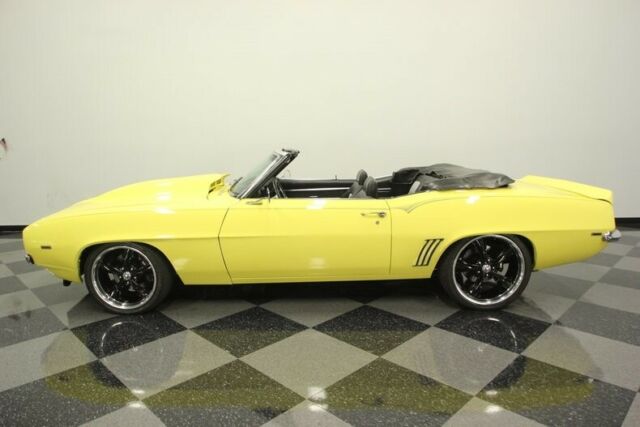 1969 Yellow Chevrolet Camaro Convertible
