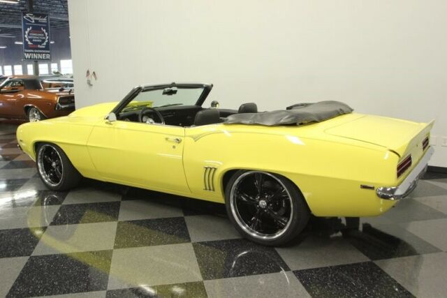 1969 Yellow Chevrolet Camaro Convertible