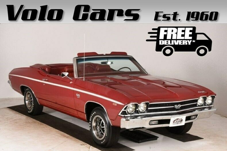 1969 Red Chevrolet Chevelle Convertible