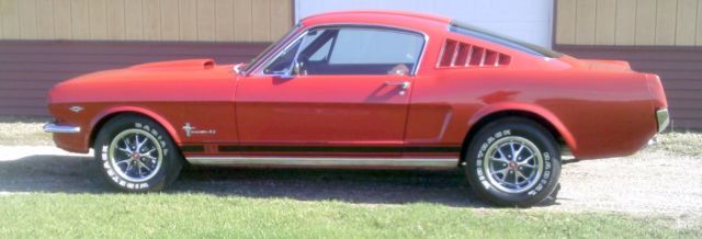 1965 Orange Ford Mustang Fastback