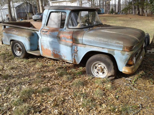 1963 Blue Chevrolet C-10 stepside