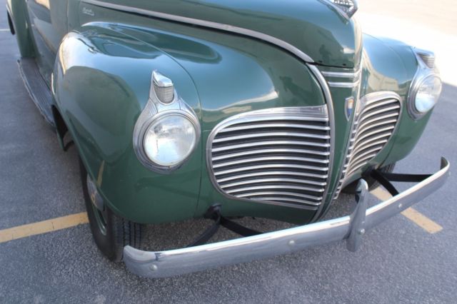 1941 Green Plymouth Deluxe Coupe