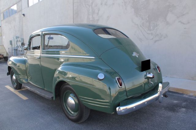 1941 Green Plymouth Deluxe Coupe