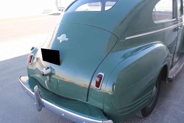 1941 Green Plymouth Deluxe Coupe