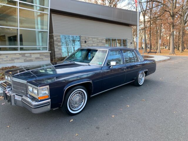 1984 Blue Cadillac DeVille Sedan