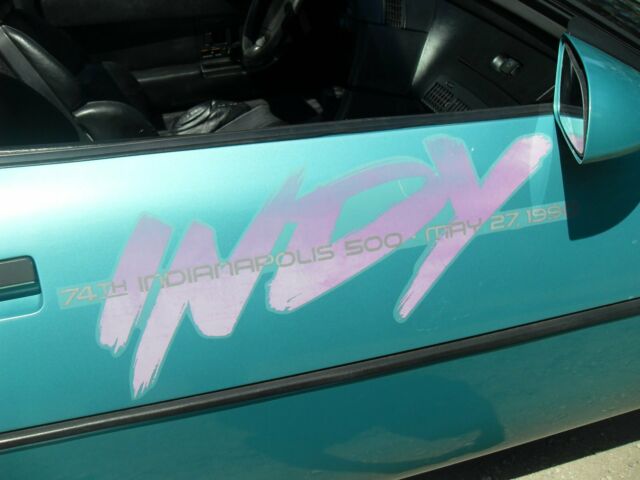 1990 Teal Chevrolet Corvette Convertible